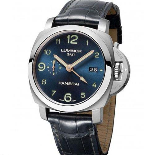 仿表PANERAII PAM437,沛納海歐洲坊紀念版LUMINOR1950系列PAM00437,藍色錶盤機械表-沛纳海PANERAI