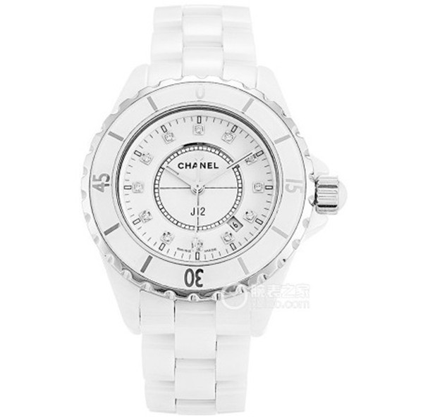 高仿CHANEL手表，超A香奈兒J12系列H1628-33mm腕表,原裝瑞士石英機心，藍寶石，進口韓國純白陶瓷材料-香奈兒Chanel
