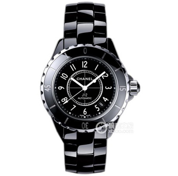 精仿CHANEL陶瓷手錶，3a香奈儿J12系列H0682-38mm腕表,原装进口机械機心，藍寶石，進口韓國純黑陶瓷材料-香奈兒Chanel
