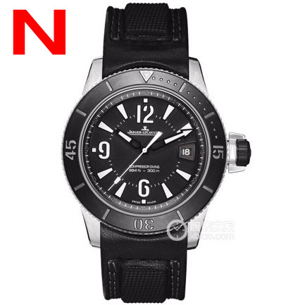 N廠積家，最高仿亂真手錶，Jaeger極限大師，Master Compressor 大師系列，Q2018470,黑色真皮表帶，瑞士機心手錶，NOOB廠出品-积家Jaeger-LeCoultre