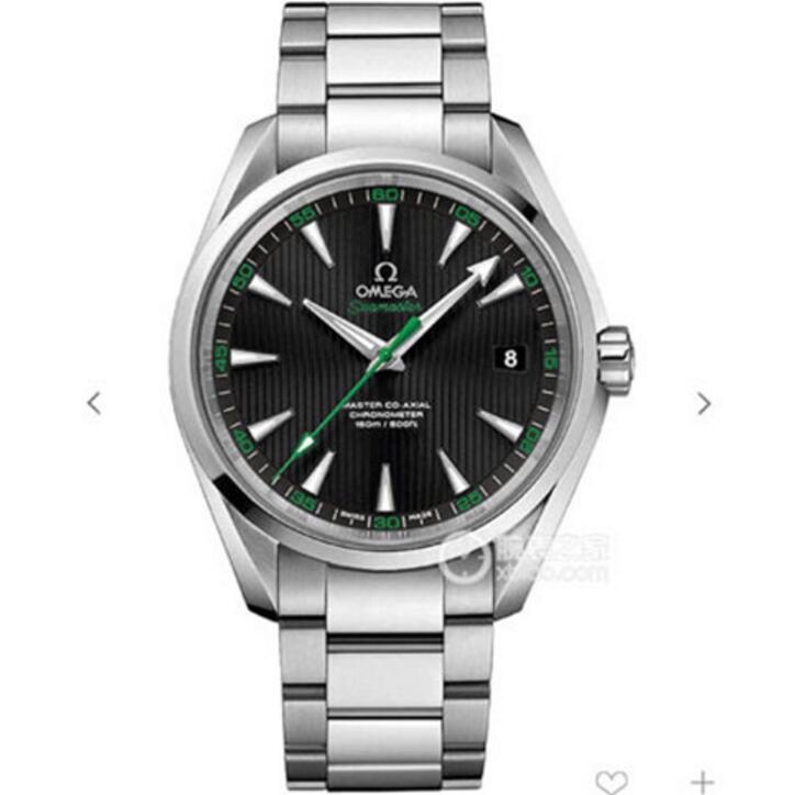 高仿 歐米茄231.10.42.21.01.绿色秒针 欧米茄“至臻同轴”手錶 Aqua Terra 150M 一比一8500機芯！最真的品质-欧米茄 OMEGA