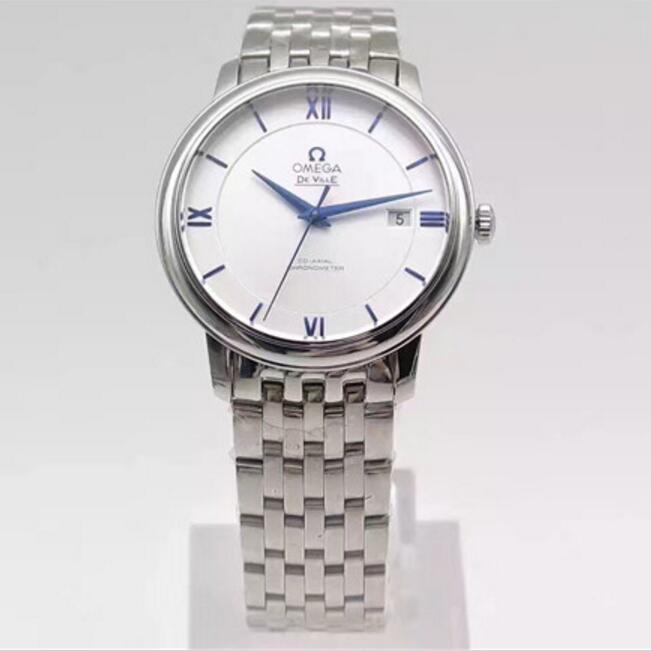 OMEGA高仿手錶，超A 1比1復刻 歐米茄 碟飛系列424.53.40白盤商務型腕表,超薄機械機心，MK 頂級做工-欧米茄 OMEGA