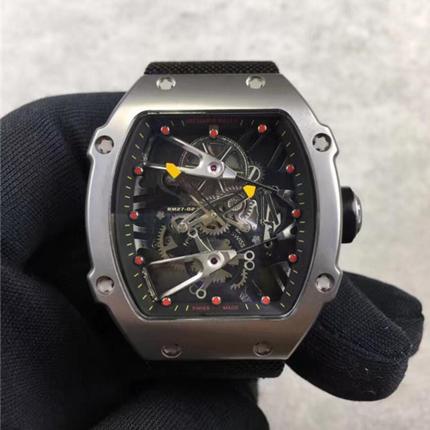 高仿Richard Mille手表一比一复刻 里查德米尔男士系列RM腕表，手动机械，47.77*39.7毫米，含碳复合材料，潮男手表-RM理查德·米勒
