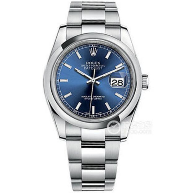 高端品質勞力士Rolex中性高仿表 1比1勞力士日誌型系列116200-72600藍盤腕表,正品復刻3135自動機械機芯，36毫米，不銹鋼，適合男女的手表。-勞力士Rolex
