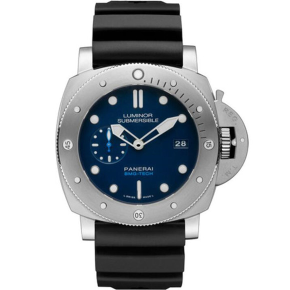 XF廠PAM692自動潛水腕錶，鮮艷脫跳，層次豐富的墨水藍錶盤，1:1沛納海專業潛水腕錶,搭載與原裝一致的復刻P.9010自動上鏈機械機芯,運動硬漢選擇！-沛纳海PANERAI
