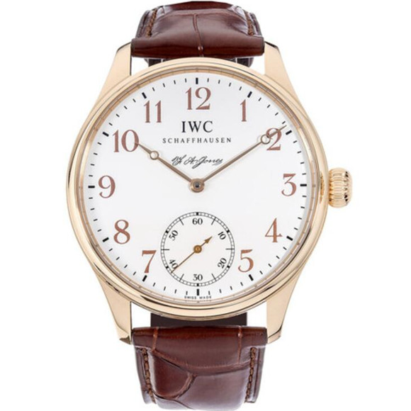 IWC萬國正裝男表 一比一復刻萬國羅倫汀·瓊斯紀念款葡萄牙系列IW544201腕錶，18K玫瑰金錶殼，古典而優雅的寶璣指針，復古優雅大方，男人沉穩之選-万国 IWC