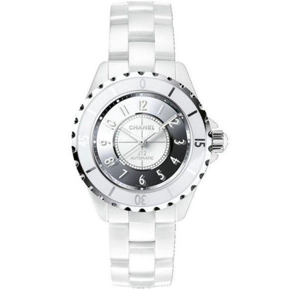 高端品質香奈兒Chanel全白色陶瓷表，精仿復刻Chanel香奈兒J12系列H4861腕錶，進口韓國陶瓷，復刻瑞士石英機心，真假難分，完美復刻女表-香奈兒Chanel