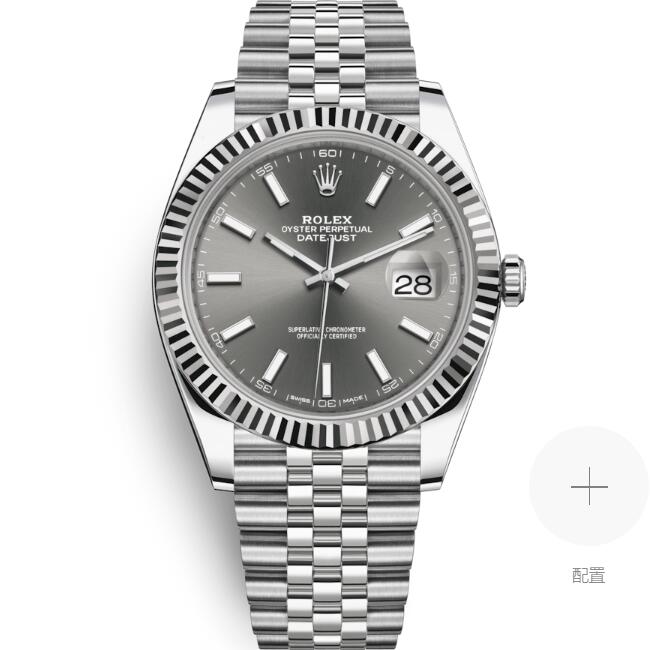 N厂仿表一比一復刻勞力士Rolex日誌型鋼牙圈126334腕錶，深灰色表面，復刻3235自動機芯，精鋼錶殼錶鏈，藍寶石鏡面，noob廠顶级品质-勞力士Rolex