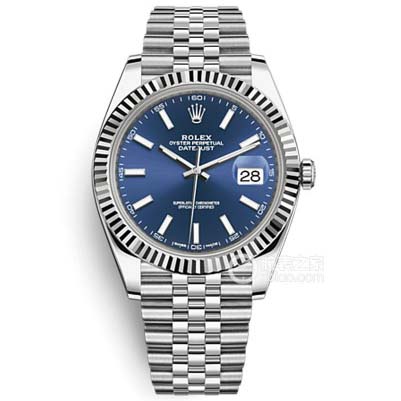 N廠一比一复刻勞力士Rolex日誌型m12633441男表，蓝色表面，復刻3235自動機芯，走時精準，超高仿真度復刻手錶-勞力士Rolex