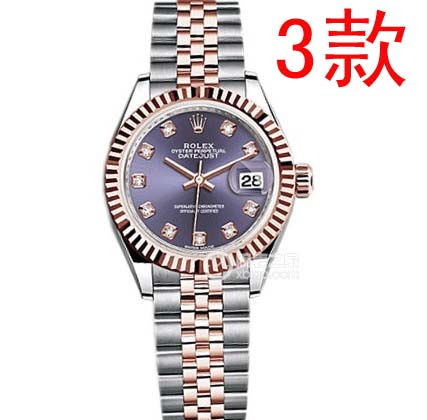 劳力士女装日志型系列279171茄色盘腕表-勞力士Rolex