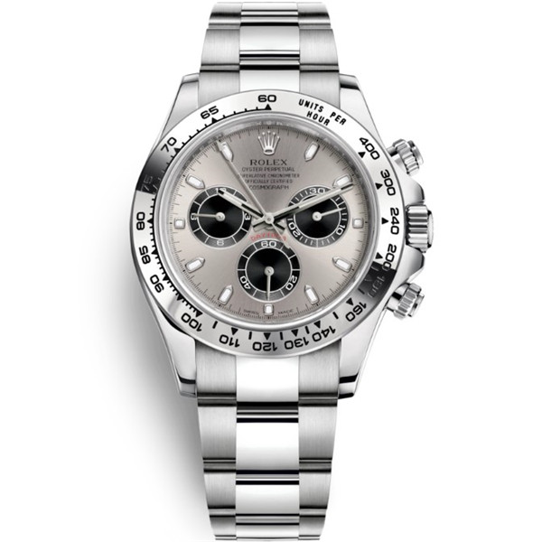 高仿ROLEX勞力士宇宙計型迪通拿系列116509-0072腕錶，1:1 Rolex Daytona，精鋼錶殼，銀灰表面，復刻4130機械機心，厚度跟正品一樣-勞力士Rolex