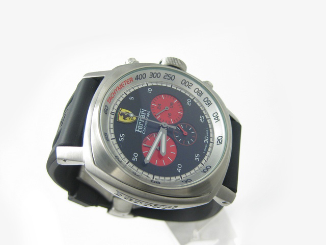 特卖黑面红小盘法拉利计时腕表-FER-26