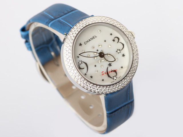 香奈儿镶钻女款皮带手表-CHA-104