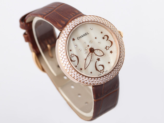 香奈儿石英女款皮带手表-CHA-105