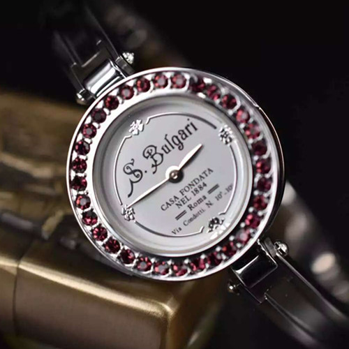 宝嘉丽 瑞士石英机芯 精钢316表带 女士腕表