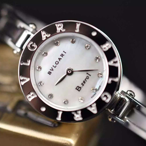 宝嘉丽 316精钢表带 瑞士石英机芯 兰宝石玻璃 女士腕表