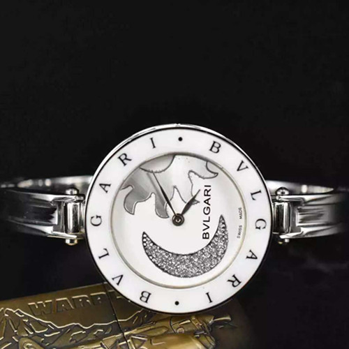 宝嘉丽 316精钢表带 瑞士石英机芯 兰宝石玻璃 女士腕表
